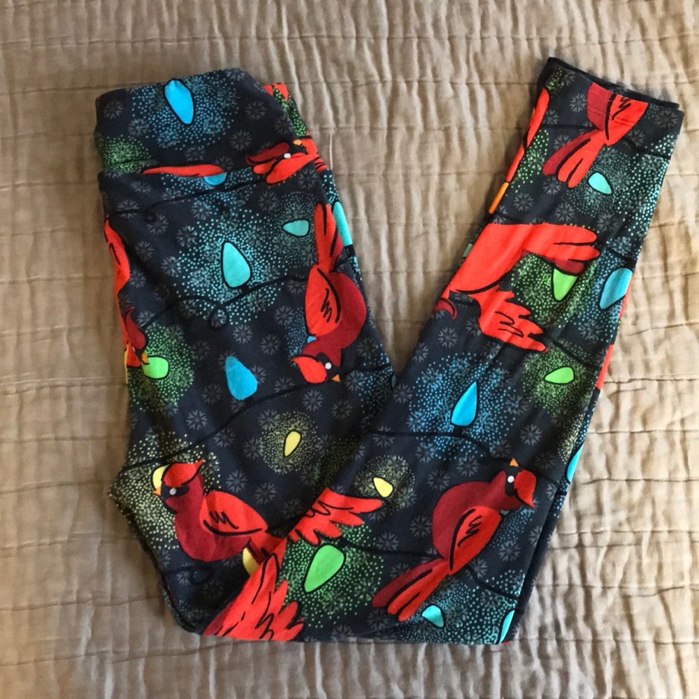 LulaRoe OS Holiday Leggings